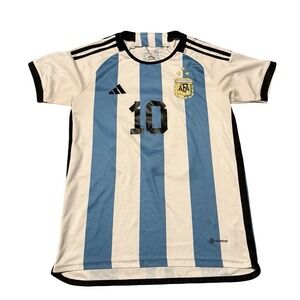Adidas Argentina Messi #10 Home Jersey Small Slim Fit AEROREADY